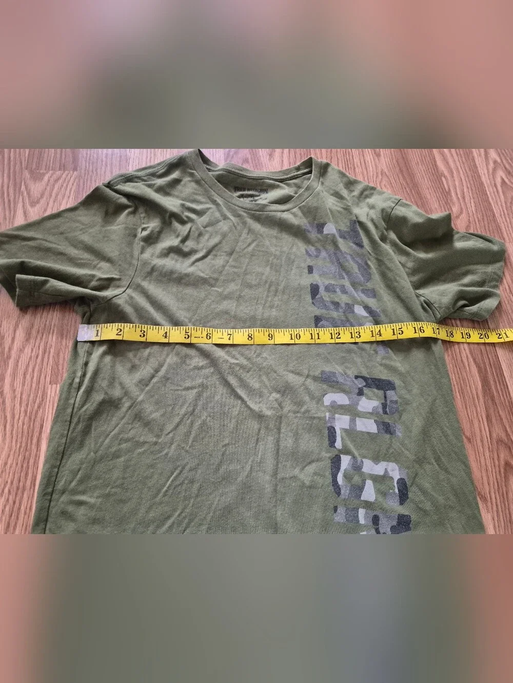 True Religion Men's Green Cotton Shirt Size Small